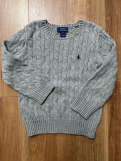 POLOラルフローレン✴︎グレー✴︎キッズセーター✴︎サイズ5