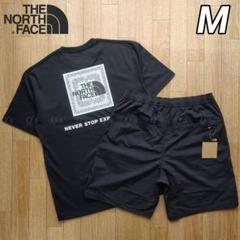 ノースフェイス Tシャツ ショートパンツ 上下セット バンダナ ブラック 新品M