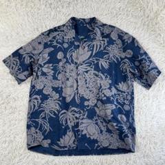 【美品 25SS】 45R リネンロータスプリントのレイレイシャツ