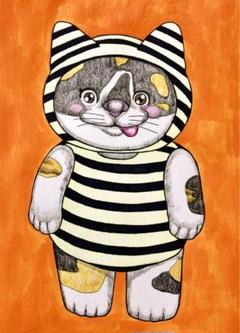 おしゃれさん2【額なし】直筆 手書き 一点物のサムネイル