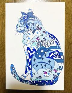 猫　絵画　イラスト　ドローイング