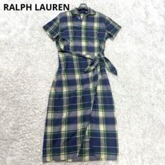 RALPH LAUREN PLAID HALTAR ワンピース即日発送 サイズ4 LA4222EW00482_thumb.jpg