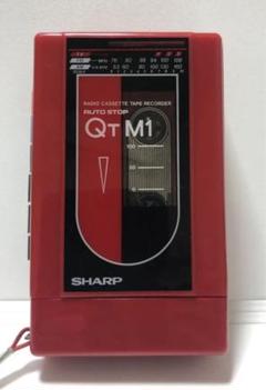 SHARP QT-95 赤 カセットプレーヤー SHARP QT-95 赤 カセットプレーヤー - メルカリ