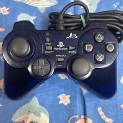 ps2 連射コントローラー　フジワーク　動作確認済み ミッドナイトブルー