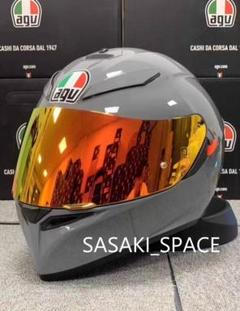 レアAGV  Enfield純正ヘルメットCheckered GT 赤 レアAGV Royal Enfield純正ヘルメットCheckered GT 赤