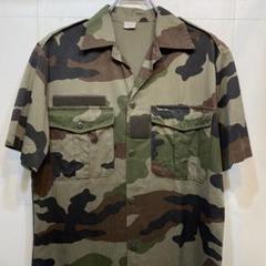 【希少美品】french army 半袖シャツ フランス軍 ミリタリー