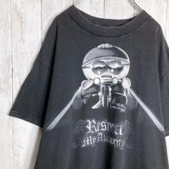 【鬼フェード】00s古着 South Park サウスパーク Tシャツ スミクロ