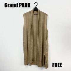 〇0133M〇 Grand PARK ノースリーブカーディガン　女性
