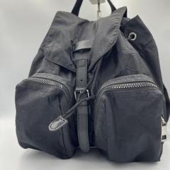 【美品】GUCCI ナイロン　リュック　GG柄　人気デザイン　黒　ユニセックス