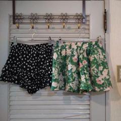✾GU 130cm・ガールズキュロット×２点セット✾