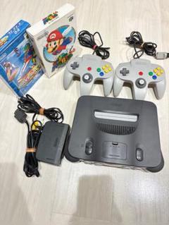 【動作確認済】NINTENDO64 本体 コントローラー2個　ソフト２本付き