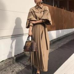 プリーツ アシンメトリー 2way ワンピース ○ ZARA BEAMS