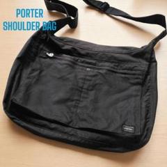 PORTER ショルダーバッグ　リップストップ　ブラック