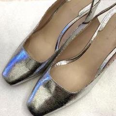 ♡ZARA シルバー ハイヒールパンプス♡