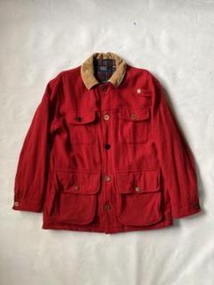 新しいスタイル 80s90s Polo ワーデン・ジャケット チェンジ・ボタン 一点物 ジャケット・アウター