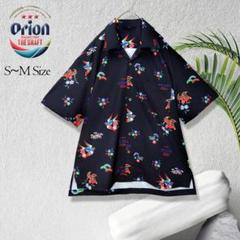 【美品】オリオンビール ORION BEER 紅型モチーフ　シワになりにくいのサムネイル