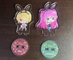 ヘブバン　ヘブバン展　アニメイトカフェ　アクリルスタンド　茅森月歌　逢川めぐみ