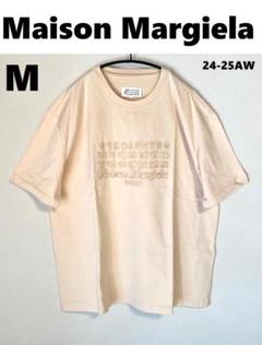 【新品】MAISON MARGIELA マルジェラ ロゴ Tシャツ ベージュ M