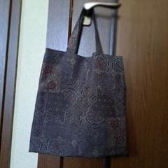 ★着物リメイク/ハンドメイド/紬/トートバック/エコバック/一点もの/正絹★