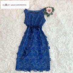 D67.美品◆ グレースコンチネンタル【総レース/ロングワンピース】
