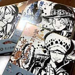 onepiece一番くじ 名言色紙&ガラスプレート