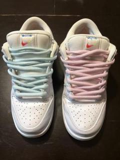 NIKE SB ダンクLOW <BE TRUE> ホワイト/ブルー/ピンク