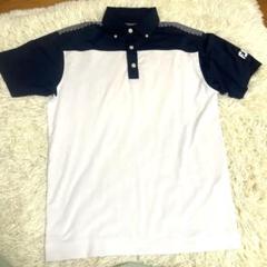 FootJoy ポロシャツ ホワイト/ネイビー M