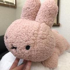 日本未発売miffy ティッシュボックスカバー ピンク 約30cm ミッフィー