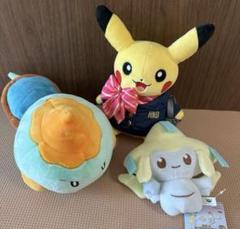 ポケモン　カムカメ ぬいぐるみ　羽田空港 限定 CAピカチュウ ポケピース