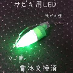 サビキ用緑色LEDライト 2個セット 防水対策済