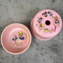 激レア】当時物 セーラームーンR 子供用 風呂桶＆風呂椅子