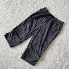 NAVY【L】グレー ワークパンツ クロップド丈 チェック パンツ丈 2ウェイ