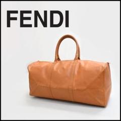 ■ 45371★フェンディ ボストンバッグ ブラウン　レザー　ハンドバッグ 2025年最新】Fendi カラー：ブラウン系 ボストンバッグ・旅行用