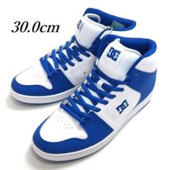 新品 DC SHOES マンテカ 4 ハイカット スニーカー 青/白 30cm
