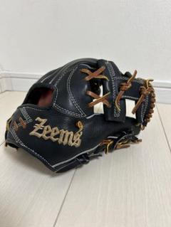 ジームスグローブII- 187N 中古 Zeems 野球 少年野球 ジームス 限定 湯もみ型付け済 三方親 少年