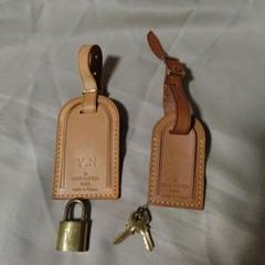 LOUIS VUITTON Key ring holder Chain Bag charm AUTH Porto Cle