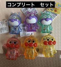 【アンパンマン様】木製シャカシャカキーホルダー ファイターズ4点 アンパンマン - アンパンマン シャカシャカクリアキーホルダー 4