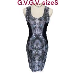 極美品　G.V.G.V. 美形タイト　ストレッチ　ワンピース　0、S、7号