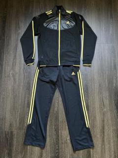 adidas ジャージ上下セット 黒 Ｍサイズ