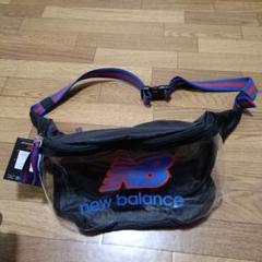 New Balance 透明ウエストバッグ JABL2602 BKM