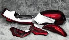 ジェイド２５０　外装カバー　一式　黒赤ＣＢＸ/MC23塗装 済み セット Amazon | ジェイド250 外装 カバー セット 黒赤CBX / MC23