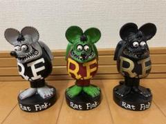 ラットフィンク　フィギュア３体セット 3体セット【ラットフィンク ボビングヘッド EDITION カラー