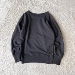 45rpm 長袖トレーナー サイズ2 黒 45rpm 45R スウェット トレーナー カットソー ロゴ 長袖 サイズ 2