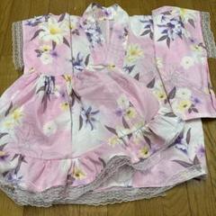 浴衣ドレス 大人用 白ピンク紫 桜 花 柄 量産型 姫ギャル 平成女児 浴衣ドレス 大人用 紫 ピンク 花 y2k 量産型 平成女児ラメ入り