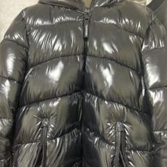 希少CALVIN KLEIN 黒 ダウンジャケット フード付き
