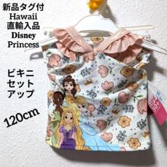 新品タグ付 Disney ディズニープリンセス 水着 5T 110-120cm