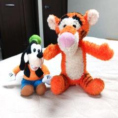 【美品】ディズニー ティガーとグーフィー ぬいぐるみセット