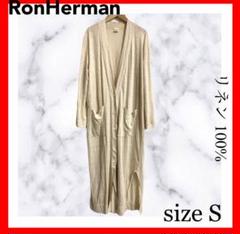 最新入荷 RonHerman✨ロングカーディガン S リネン 麻 羽織 - メルカリ トップス