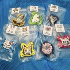 新品未使用 ヒグチユウコ 台湾個展限定グッズ バインダー クリップボード 7個コンプリートセット 台湾 ヒグチユウコ展限定 刺繍の
