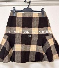 ⭐️ BURBERRY BLUE LABEL⭐️ブルーレーベルウールフレアスカート BURBERRY BLUE LABEL(バーバリーブルーレーベル) Nova check
